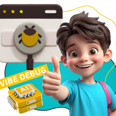 Тестирование & Vibe Debug. Охотники за багами - КИБЕРшкола программирования для детей, компьютерные курсы для школьников, начинающих и подростков - KIBERone г. Белогорск