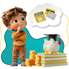 Финансовый интеллект вместе KIBERone - КИБЕРшкола программирования для детей, компьютерные курсы для школьников, начинающих и подростков - KIBERone г. Белогорск