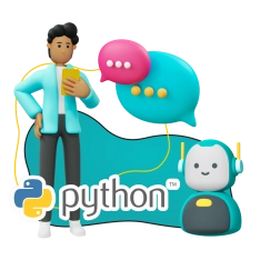 Умный чат-бот на Python на Telegram - КИБЕРшкола программирования для детей, компьютерные курсы для школьников, начинающих и подростков - KIBERone г. Белогорск
