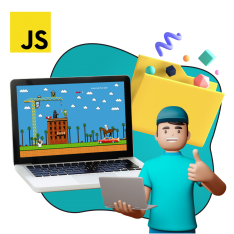 Программирование на JavaScript. Учимся создавать игры! - КИБЕРшкола программирования для детей, компьютерные курсы для школьников, начинающих и подростков - KIBERone г. Белогорск